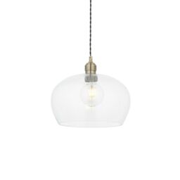 Netlighting 'LIVORNO' Dimmable Stylish Indoor Glass Single Pendant Ceiling Lamp in Yellow - thumbnail 1