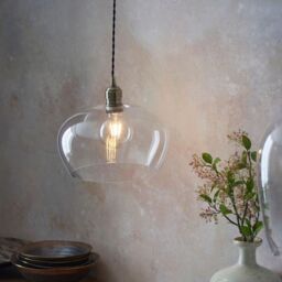 Netlighting 'LIVORNO' Dimmable Stylish Indoor Glass Single Pendant Ceiling Lamp in Yellow - thumbnail 5