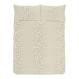 K Collection Athena Reversible Duvet Set in Cream - Size: Double - thumbnail 2