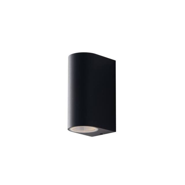 Netlighting ONE Outdoor 2 Light Up Down Light Anthracite IP54 15.1x9.3x6.7cm in Black - Size: 15.1x9.3x6.7 cm - image 1