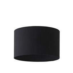 ValueLights Reni Black Fabric Easy Fit Drum Ceiling Lamp Shade - Size: Small - thumbnail 7