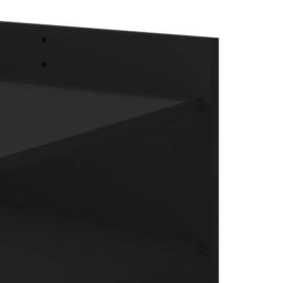 Berkfield Home Durable Coffee Table Black 100x50x50 cm Engineered Wood - Size: 100 x 50 x 50 cm - thumbnail 8