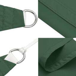 Berkfield Home Sunshade Sail Oxford Fabric Rectangular 2x3 m Dark Green - thumbnail 7