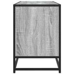 Berkfield Home TV Cabinet Grey Sonoma 150x35x41 cm Engineered Wood & Metal - Size: 150 x 35 x 41 cm - thumbnail 5