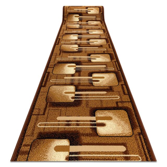 RugsX Bcf Malina Runner in Brown - Size: 120 cm x 500 cm - image 1
