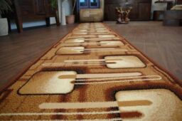 RugsX Bcf Malina Runner in Brown - Size: 120 cm x 500 cm - thumbnail 2