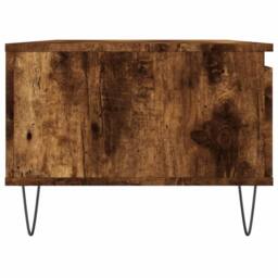 Berkfield Home Modern Coffee Table Smoked Oak 90x50x36.5 cm Engineered Wood in Brown - thumbnail 7