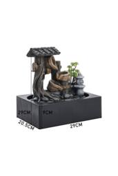 Garden Sanctuary Tabletop Relaxation Water Feature Water Fountain in Natural - thumbnail 6