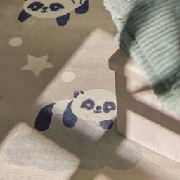 THE RUGS Adventures Kids Rug Dreamy Panda Beige Multicolour Kids Bedroom Rug - Size: 200 cm x 290 cm - thumbnail 8