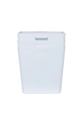 Wham Plastic Studio Basket 15.01 Cube in White - thumbnail 3