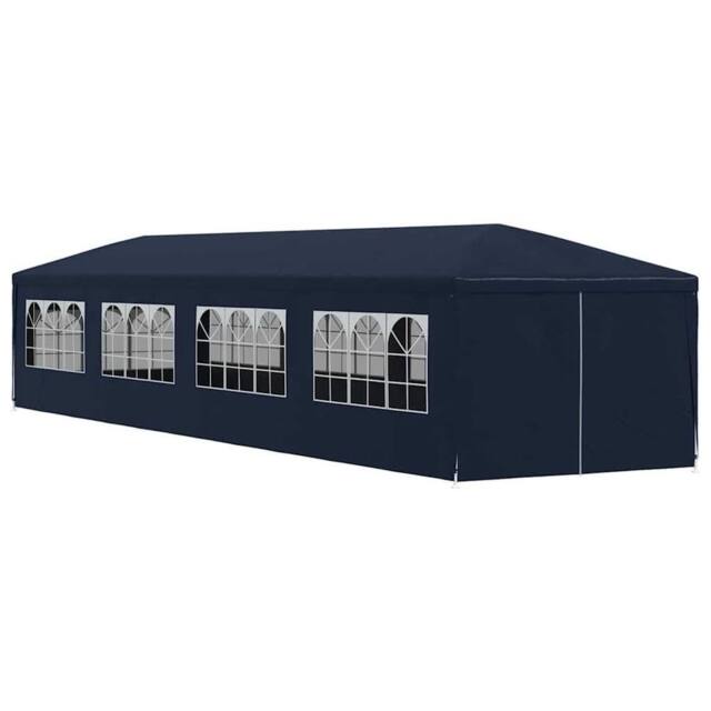 Berkfield Home Decorative Garden Marquee 3x12 m Blue - image 1
