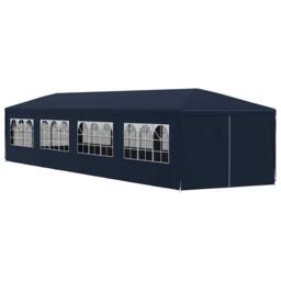 Berkfield Home Decorative Garden Marquee 3x12 m Blue - thumbnail 1