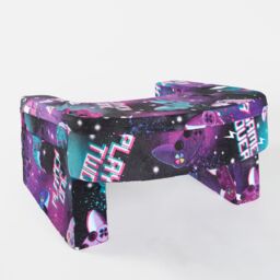 OHS Gaming Print Laptop Cushion Armrest Soft Foam Reading Pillow in Purple - thumbnail 4