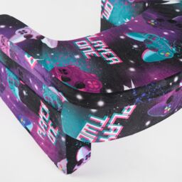 OHS Gaming Print Laptop Cushion Armrest Soft Foam Reading Pillow in Purple - thumbnail 5