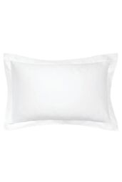 1951 'Luxury 600 Thread Count' Egyptian Cotton Oxford Pillowcase in White - thumbnail 1