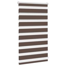 Berkfield Home Zebra Blind 50 x 100 cm Coffee in Brown - thumbnail 3
