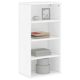 Berkfield Home Side Cabinet ODDA White 40x24x79 cm Solid Wood Pine - Size: 40 x 24 x 79 cm