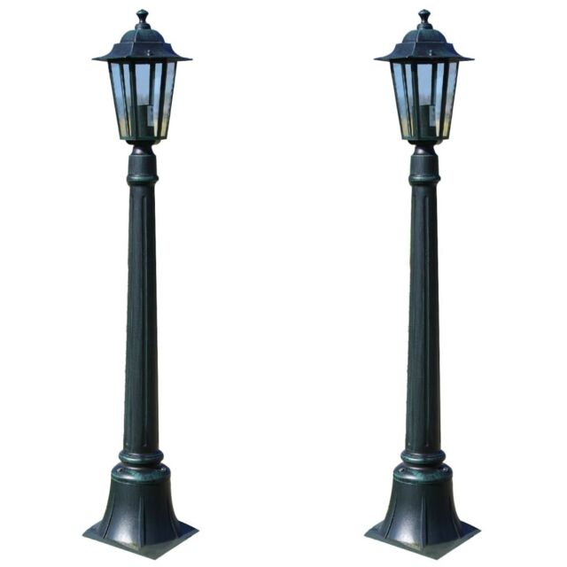 Berkfield Home Preston Garden Lights 2 pcs 105 cm in Green - image 1