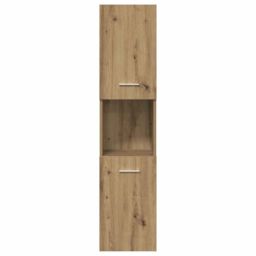 Berkfield Home 4 Piece Bathroom Furniture Set Artisan Oak Engineered Wood in Brown - thumbnail 5