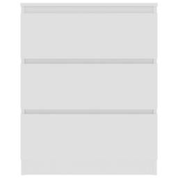 Berkfield Home Sideboard White 60x35x76 cm Engineered Wood - Size: 60 x 35 x 76 cm - thumbnail 4