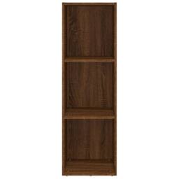 Berkfield Home Classic Book Cabinet/TV Cabinet Brown Oak 36x30x114 cm Engineered Wood - Size: 36 x 30 x 114 cm - thumbnail 4