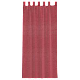 Berkfield Home Voile Curtains with Rod Pockets 2 pcs Wine Red - thumbnail 4
