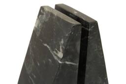 Orsina Marris Set Of 2 Marble Bookends in Black - thumbnail 4