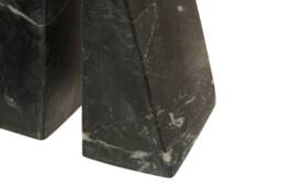 Orsina Marris Set Of 2 Marble Bookends in Black - thumbnail 5