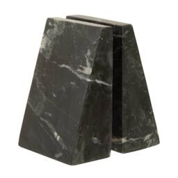 Orsina Marris Set Of 2 Marble Bookends in Black - thumbnail 3