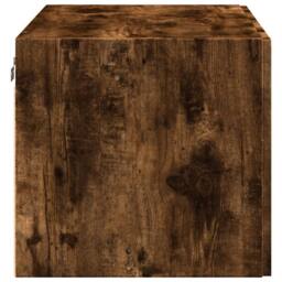 Berkfield Home Wall Cabinet Smoked Oak 80x42.5x40 cm Engineered Wood in Brown - thumbnail 5