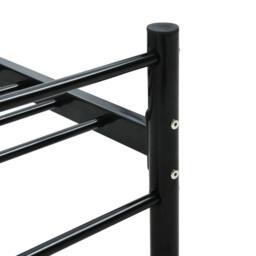 Berkfield Home Bed Frame Black Metal 160x200 cm - thumbnail 5