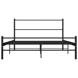 Berkfield Home Bed Frame Black Metal 160x200 cm - thumbnail 3