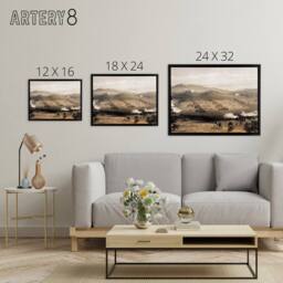 "Artery8 Simpson The Charge of the Light Brigade Framed Canvas Wall Art Print - Size: W12"" x H16""" - thumbnail 4
