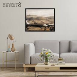 "Artery8 Simpson The Charge of the Light Brigade Framed Canvas Wall Art Print - Size: W12"" x H16""" - thumbnail 3