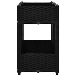 Berkfield Home Raised Bed 80x40x71 cm Polypropylene in Black - Size: 80 x 40 x 71 cm - thumbnail 4