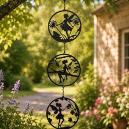 Marco Paul Hanging Garden Tree Decoration - Fairies in Black - thumbnail 3