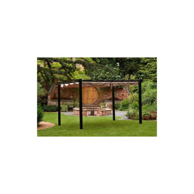 GLENDALE GARDEN & LEISURE LTD Seville Gazebo 4x3m Mocha in Brown - image 1