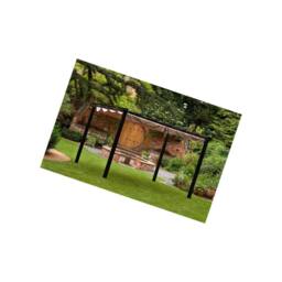 GLENDALE GARDEN & LEISURE LTD Seville Gazebo 4x3m Mocha in Brown - thumbnail 2