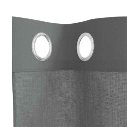 Berkfield Home Voile Curtains with Grommets 2 pcs Dark Grey 140x300 cm - thumbnail 5