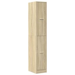 Berkfield Home Apothecary Cabinet¬†Sonoma Oak 30x41x174.5 cm Engineered Wood in Brown - thumbnail 3