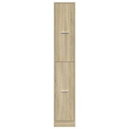 Berkfield Home Apothecary Cabinet¬†Sonoma Oak 30x41x174.5 cm Engineered Wood in Brown - thumbnail 5