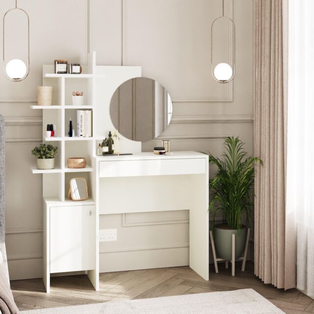 GFW Freyja Dressing Table in White - image 1