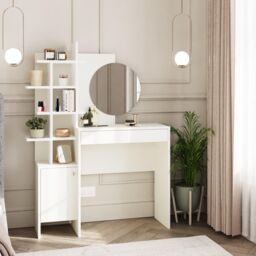 GFW Freyja Dressing Table in White - thumbnail 1