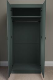 Home Discount Vida Designs Riano 2 Door Wardrobe MDF in Green - thumbnail 4