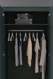 Home Discount Vida Designs Riano 2 Door Wardrobe MDF in Green - thumbnail 6