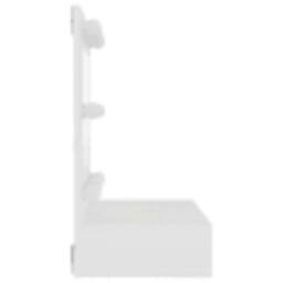 Berkfield Home Mirror Cabinet with LED White 60x31.5x62 cm - thumbnail 6