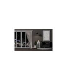 New Edge Blinds 16 - 19mm Diamante Trumpet End Metal Curtain Pole Set - Chrome in Metallic Silver - Size: 120 cm - 210 cm - thumbnail 3