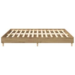 Berkfield Home Bed Frame without Mattress Artisan Oak 160x200cm Engineered Wood in Brown - Size: 160x200 cm - thumbnail 6