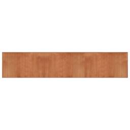 Berkfield Home Rug Rectangular Brown60x300 cm Bamboo in Brown - Size: Medium