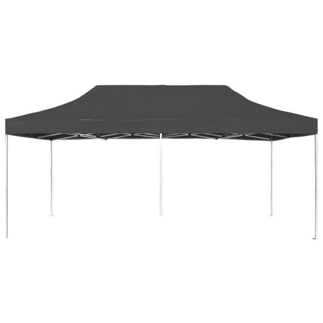 Berkfield Home Professional Folding Party Tent Aluminium 6x3 m Anthracite in Black - image 1